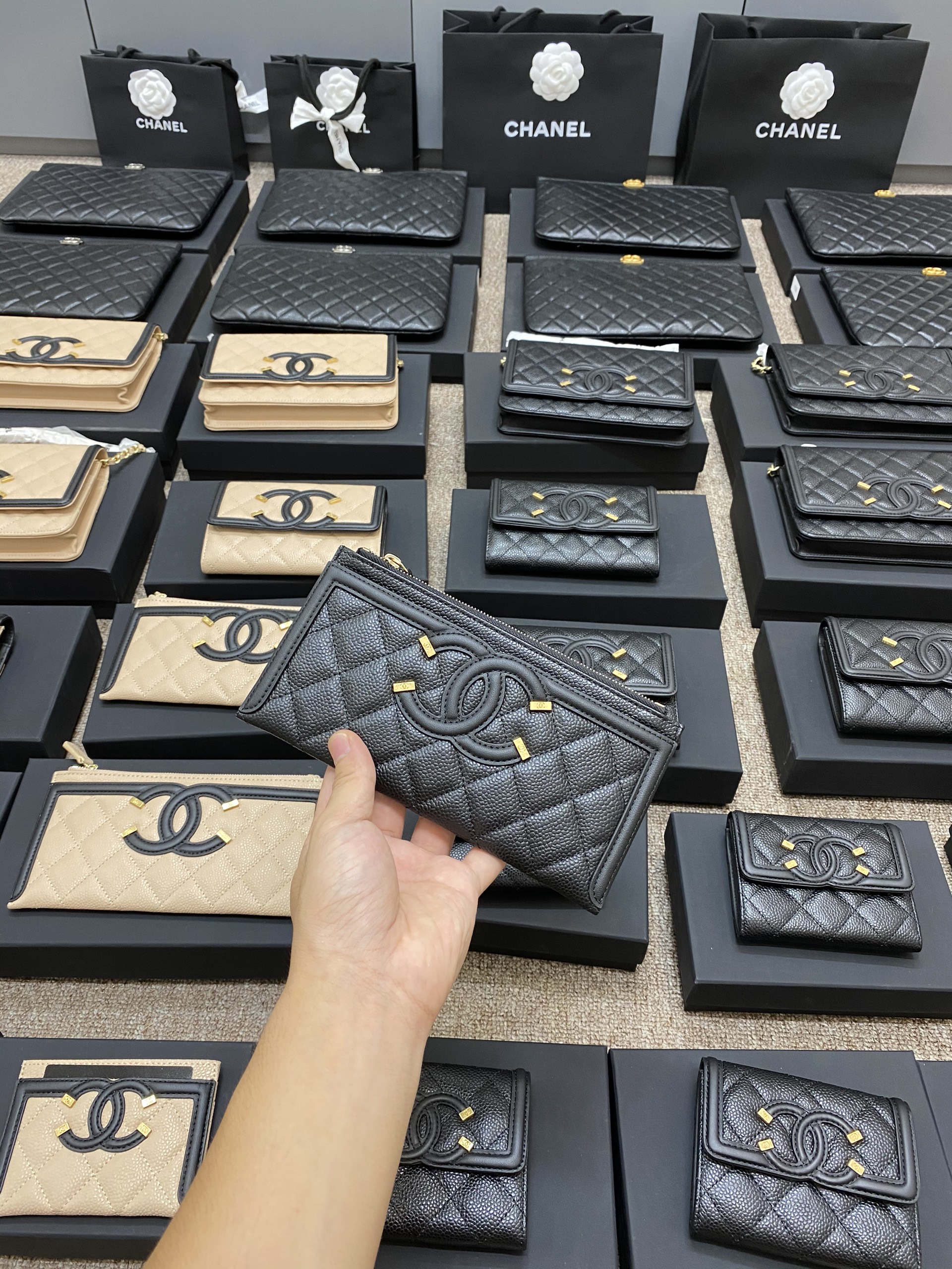 Ví Chanel Phone Di Động ( màu đen ) - KK