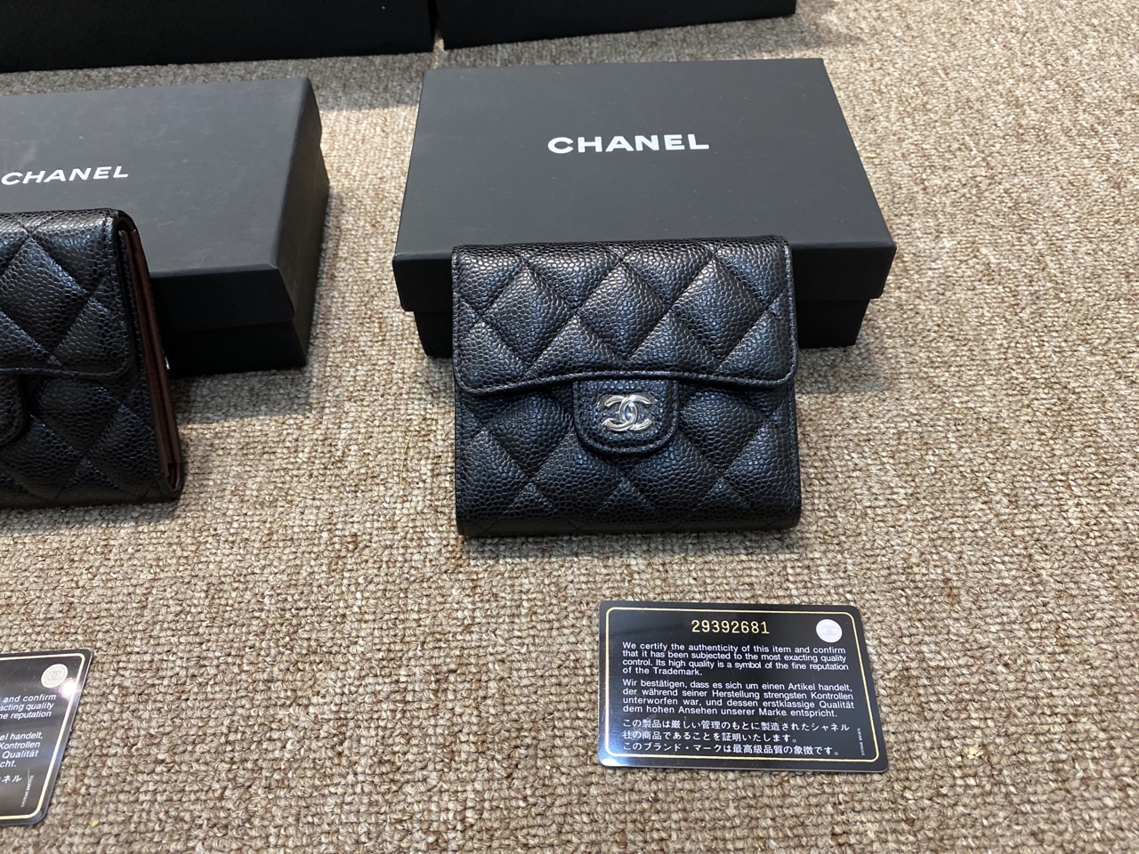 Ví Chanel Da Auth Khóa Bạc- 133